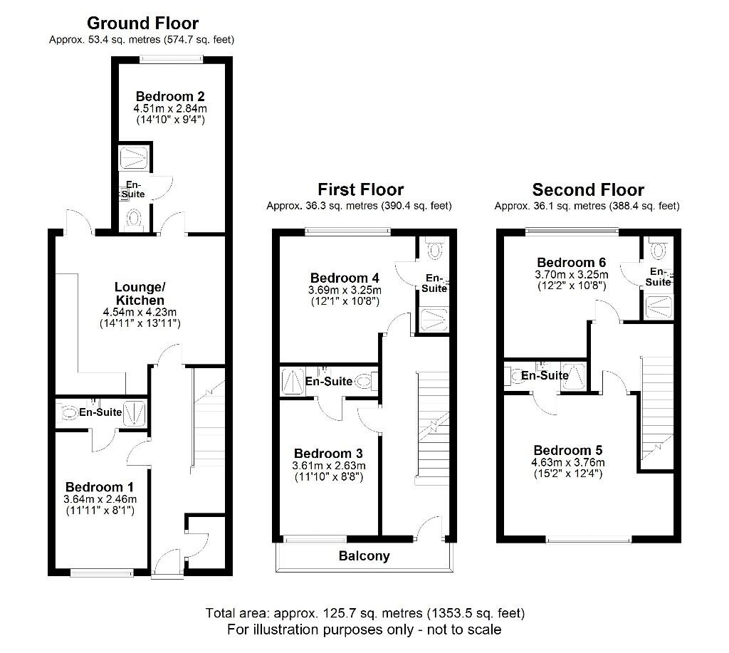 Floorplan for Mundy Close, Derby, Derbyshire, DE1